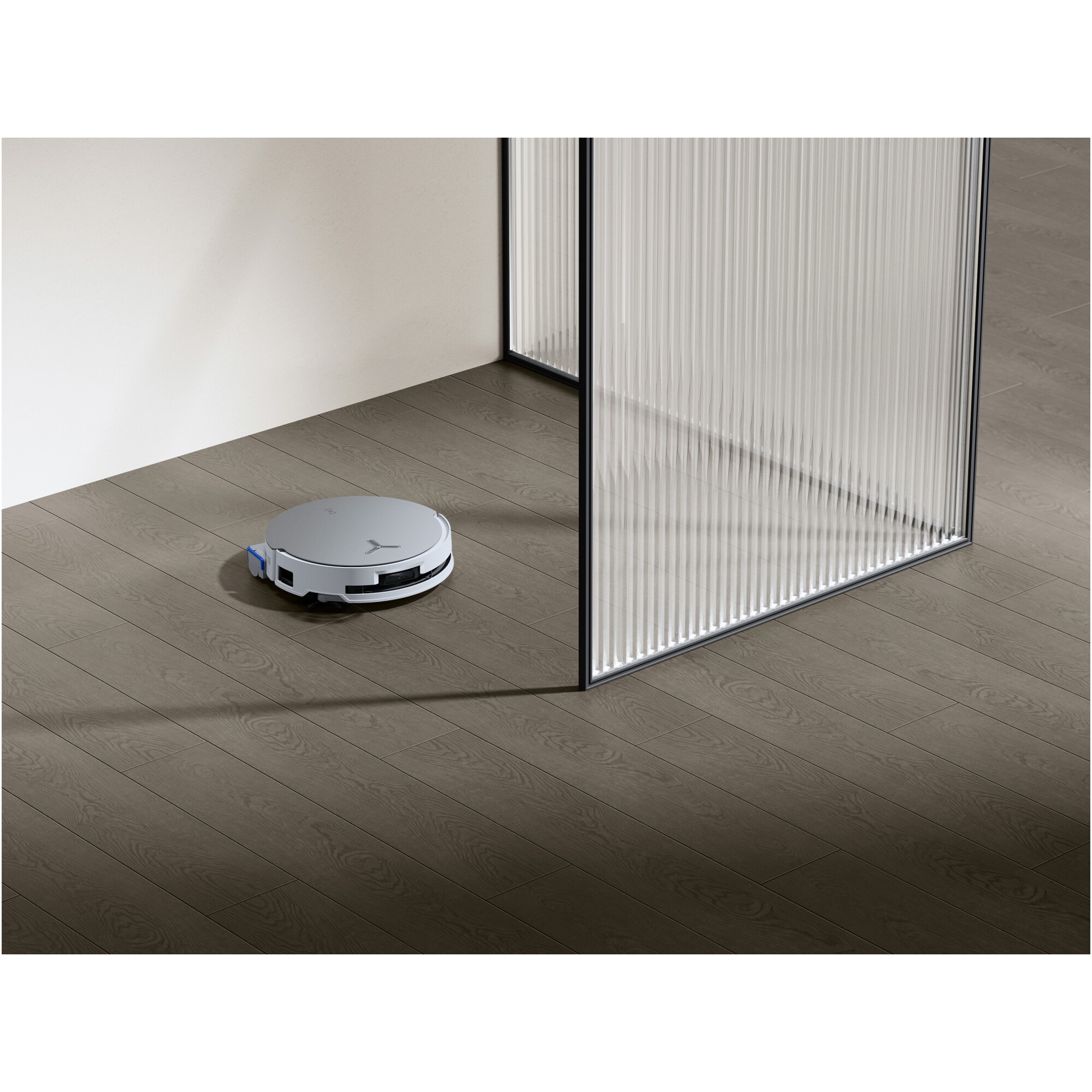 Robot de aspirare Ecovacs DEEBOT X8 OMNI, 18000Pa, baterie Li-Ion 6400mAh, capacitatea rezervorului de apa 110ml, capacitatea cosului de praf 220ml, capacitate rezervor statie pentru apa murdara 2 x 4L, capacitate cos praf statie 3L, alb