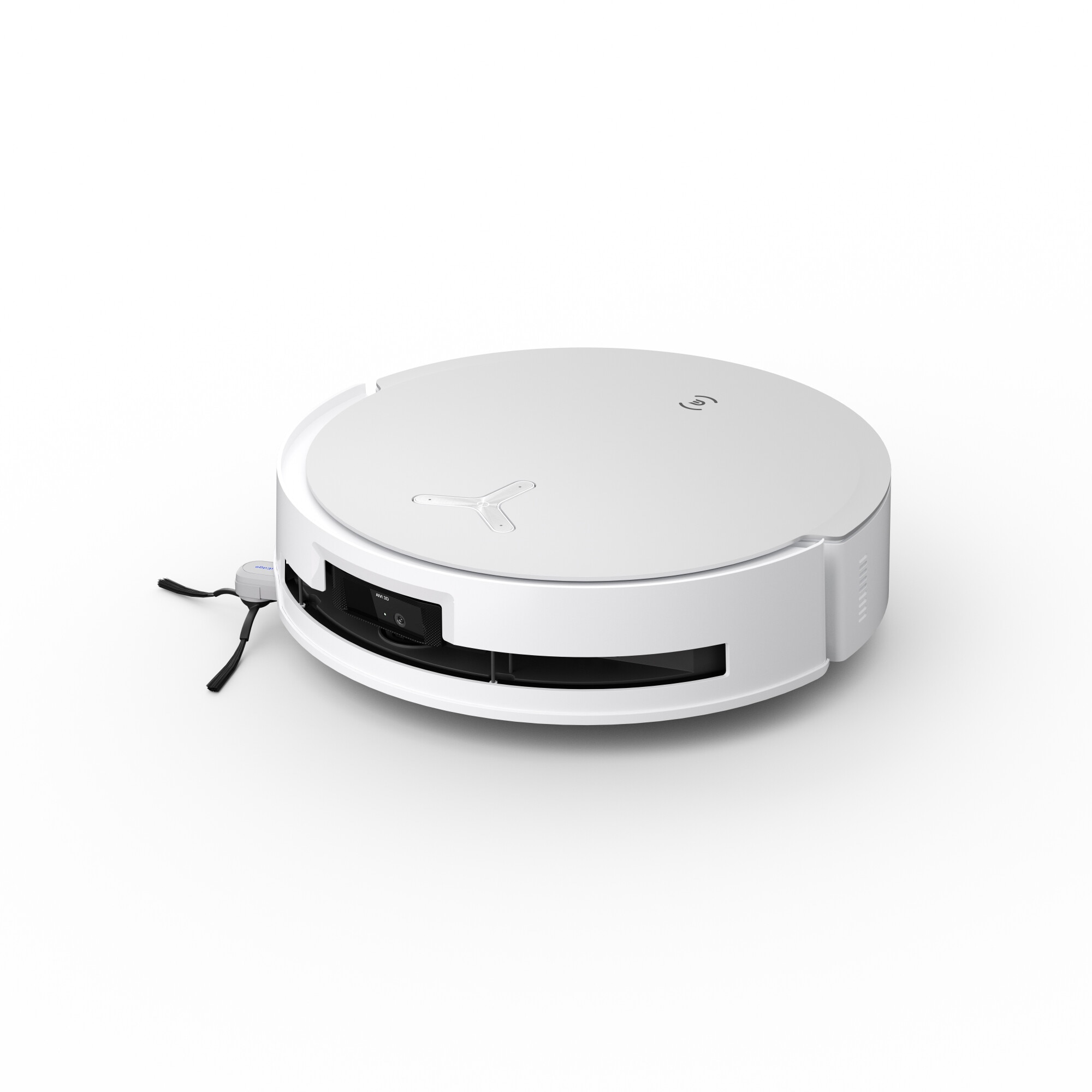 Robot de aspirare Ecovacs DEEBOT X8 OMNI, 18000Pa, baterie Li-Ion 6400mAh, capacitatea rezervorului de apa 110ml, capacitatea cosului de praf 220ml, capacitate rezervor statie pentru apa murdara 2 x 4L, capacitate cos praf statie 3L, alb
