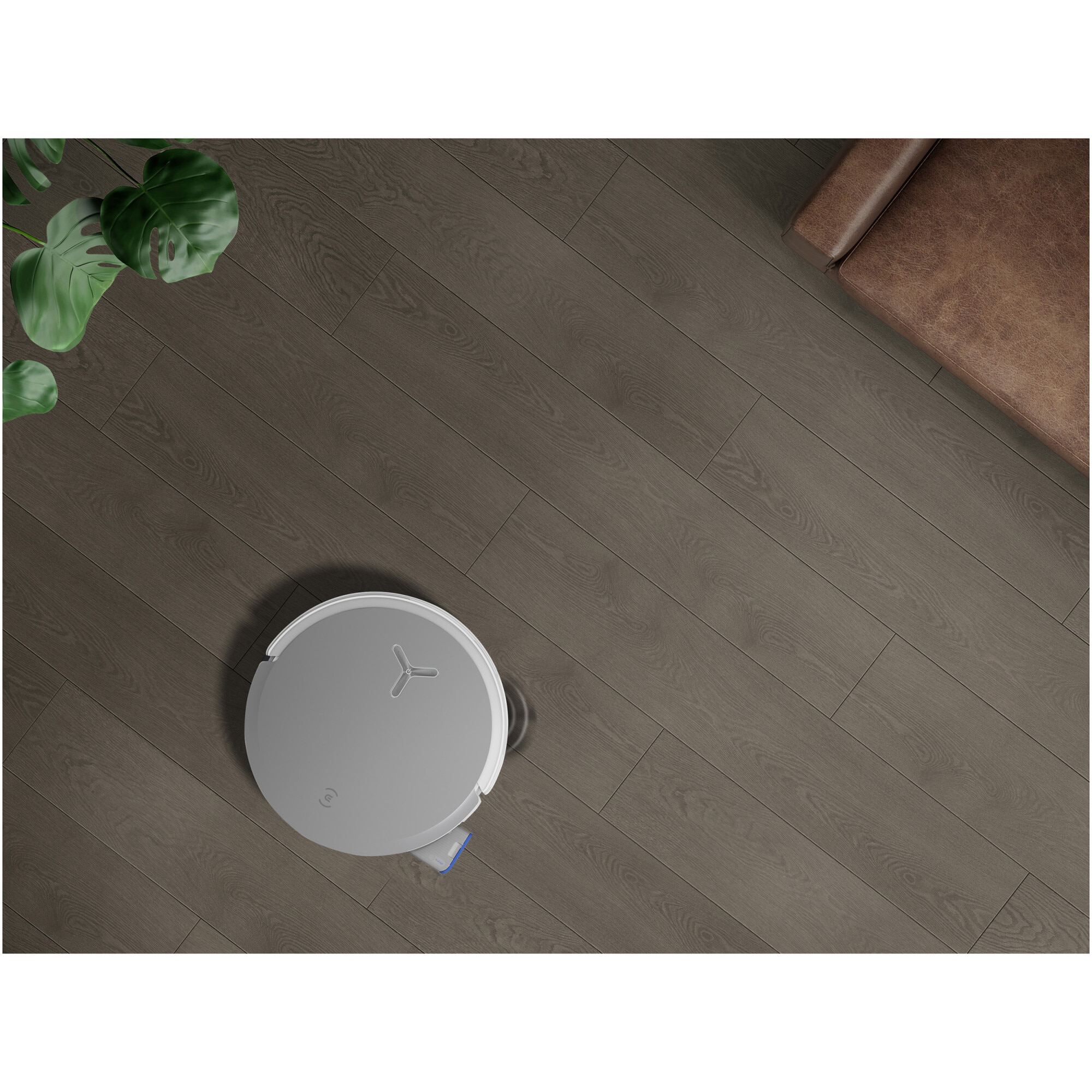 Robot de aspirare Ecovacs DEEBOT X8 OMNI, 18000Pa, baterie Li-Ion 6400mAh, capacitatea rezervorului de apa 110ml, capacitatea cosului de praf 220ml, capacitate rezervor statie pentru apa murdara 2 x 4L, capacitate cos praf statie 3L, alb