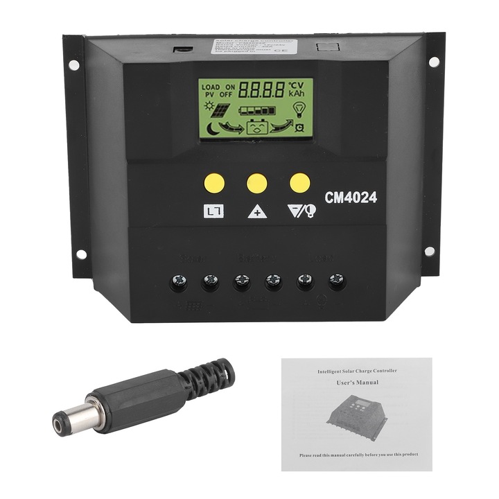 12V 24V 40A Controler de descarcare de incarcare solara Afisaj LCD Regulator PWM pentru case industriale Enforose