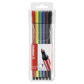 Carioca Stabilo Pen 68 1mm 6 culori/set Carioca Stabilo Pen 68 1mm 6 culori/set