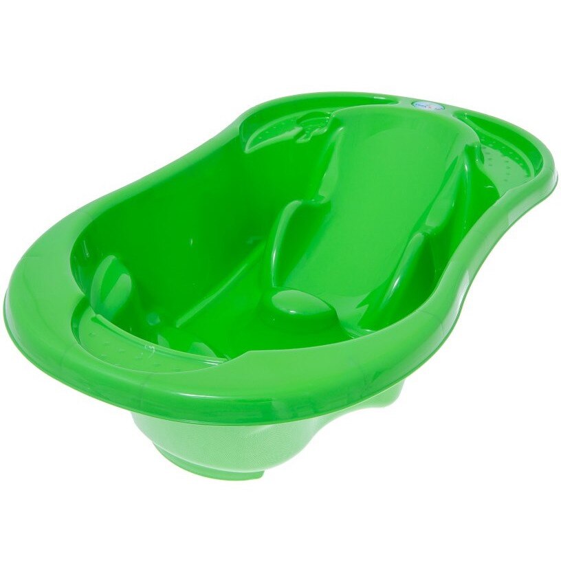 Cadita anatomica cu termometru Tega Baby Komfort Verde
