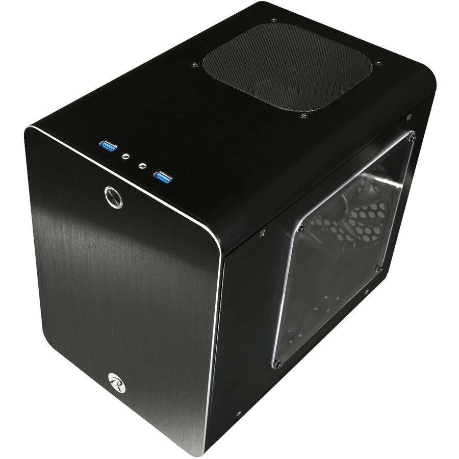 Carcasa Raijintek METIS Plus Black Window, Mini ITX, fara sursa, Black