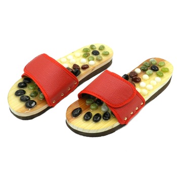 Papuci reflexoterapeutici Phenitech cu piatra naturala, 43, rosu Papuci reflexoterapeutici Phenitech cu piatra naturala, 43, rosu