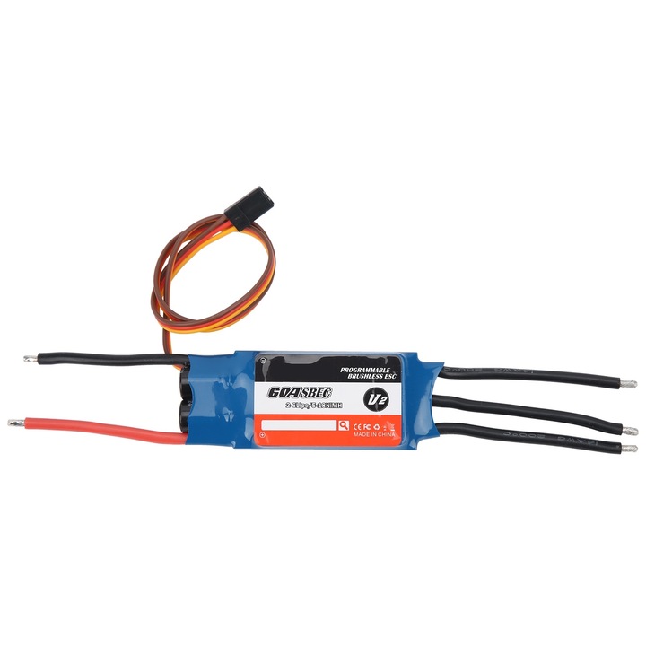 SURPASS‑HOBBY 60A Controller de viteza ESC 2‑6S 5‑18NC BEC:5.5V/5A Avioane RC Piese de elicopter Enforose