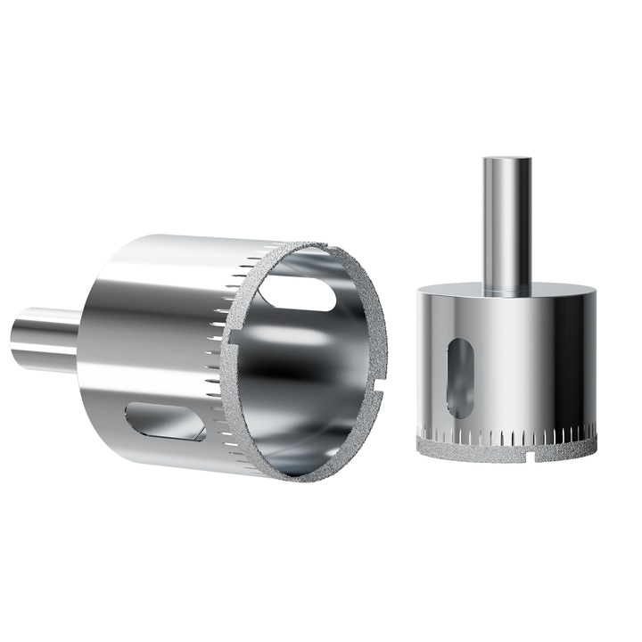 Taietor Diamantat Pentru Chiuvete, Granitan, 35 mm, Otel Carbon, Acoperire Diamantata, Pentru Gresie, Granit Si Marmura, Lucru Umed