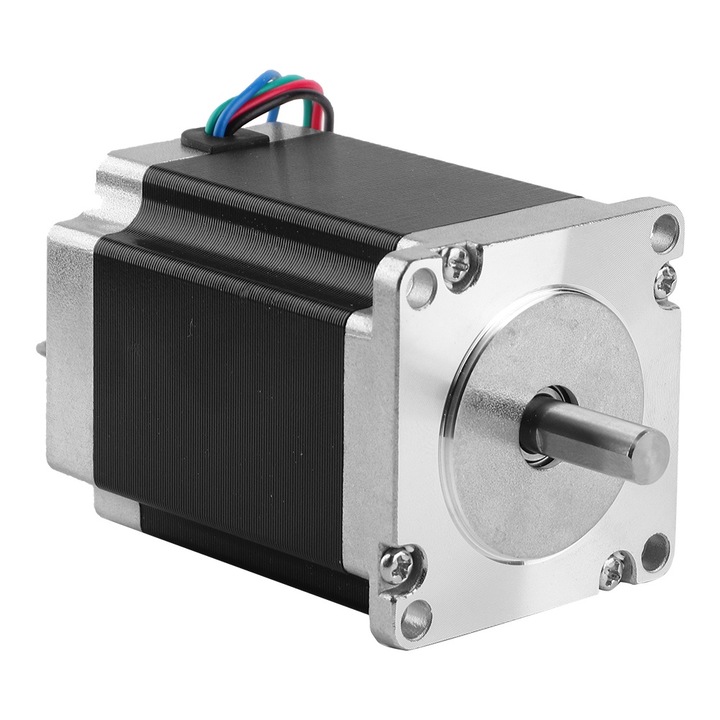 Motor pas cu pas Enforose 2 faze 3A 1,8° 76mm, diametru arbore 8mm ...