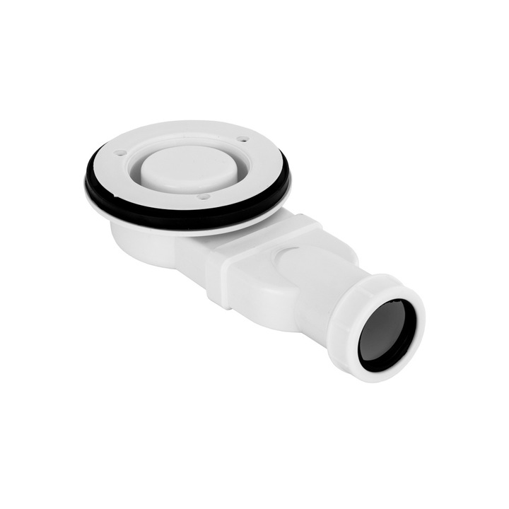 Sifon Pentru Chiuveta, Granitan, Maro, 90 mm, Drenaj Fi 40 mm, Inaltime 65 mm, Lungime 230 mm, Curatare Usoara, Rezistent La Infundare
