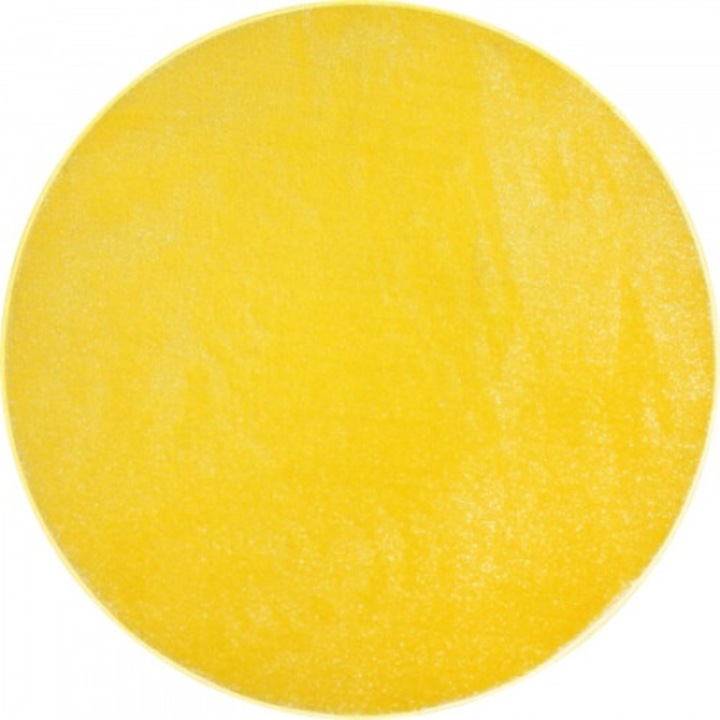 Kolibri Szőnyeg, Kerek, 11000, 100x100 cm, Sárga, 2200 gr/nm