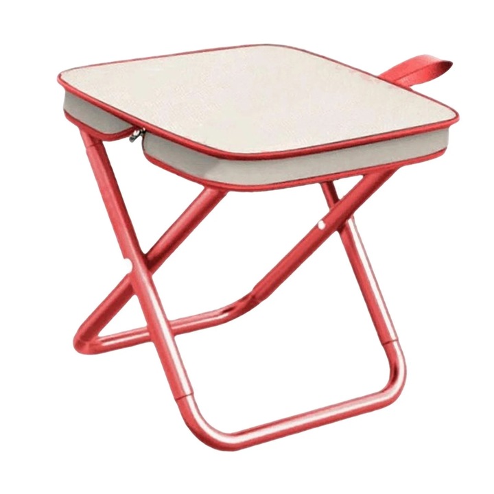 Сгъваем къмпинг стол, мини, компактен, износоустойчив, 30x30x30см, многоцветен