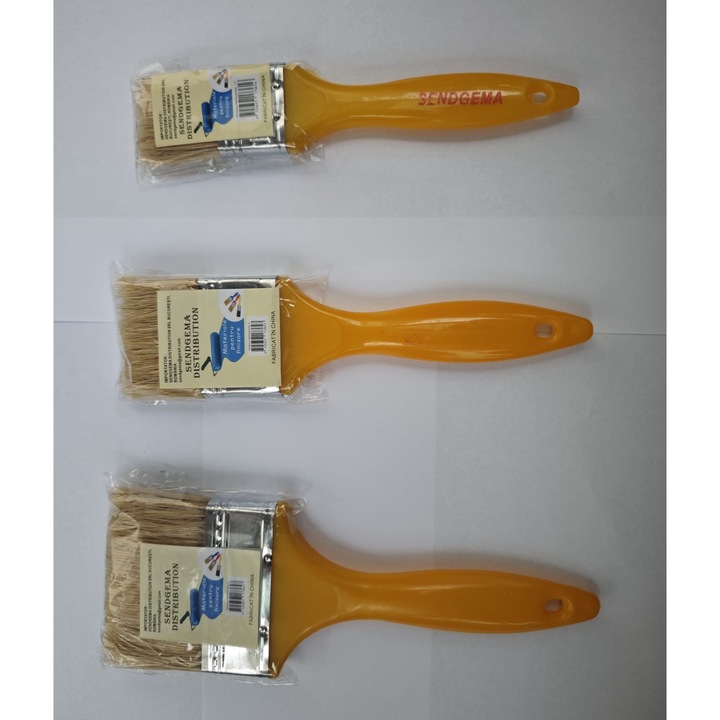 Set de Pensule, trafaleti, gletiera, suport banda abraziva, multicolor