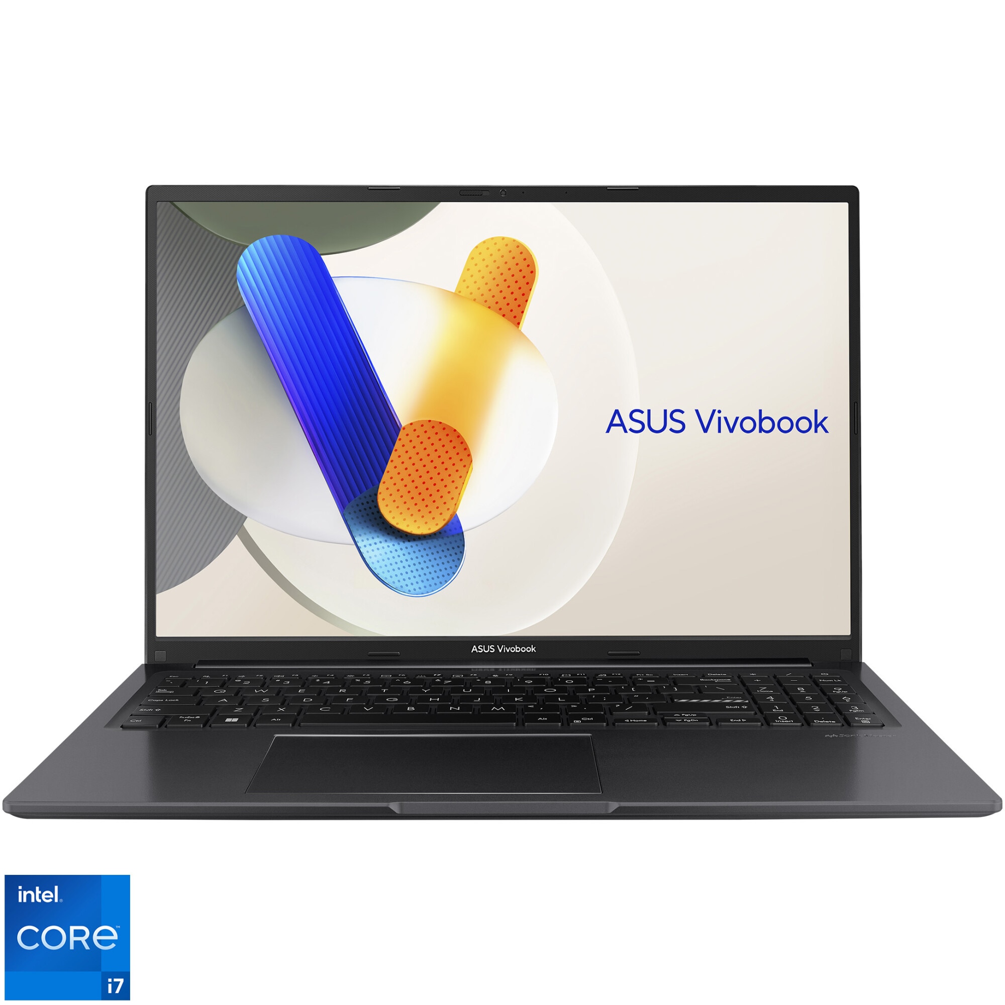 Laptop ASUS Vivobook 16 A1605VA cu procesor Intel® Core™ i7-13620H pana la 4.9 GHz, 16''. WUXGA, IPS, 16GB DDR4 RAM, 1TB SSD, Intel® UHD Graphics, No OS, Indie Black