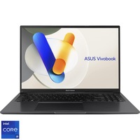 Laptop ASUS Vivobook 16 X1605VA cu procesor Intel Core i9-13900H pana la 5.4 GHz, 16'', WUXGA, IPS, 32GB DDR4 RAM, 1TB SSD, Intel Iris Xᵉ Graphics, No OS, Indie Black