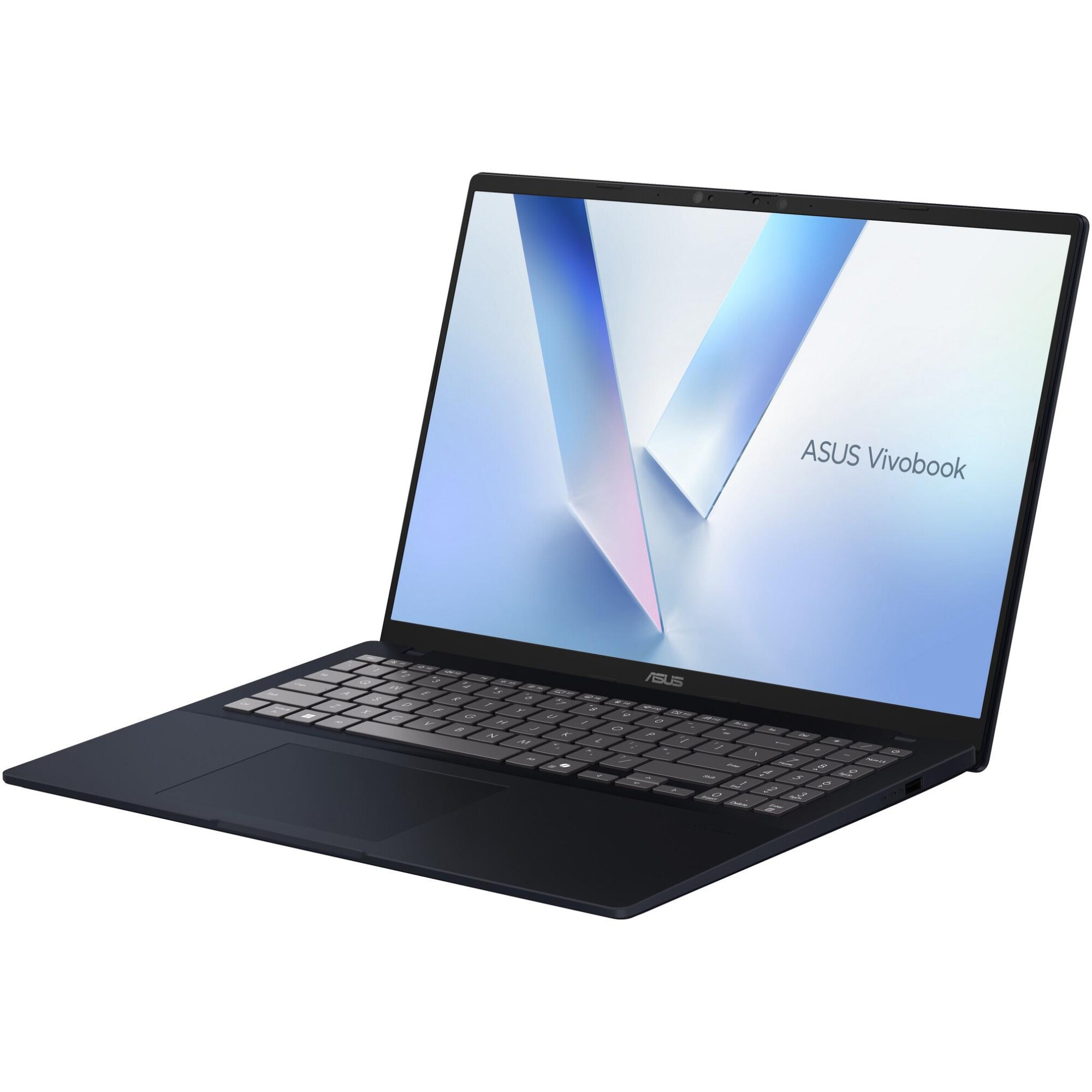 Laptop ASUS Vivobook 16 X1607QA cu procesor Snapdragon® X X1 26 100 pana la 2.97GHz, 16'', WUXGA, IPS, 16GB LPDDR5X RAM, 1TB SSD, Qualcomm® Adreno™ GPU, Windows 11 Home, Quiet Blue