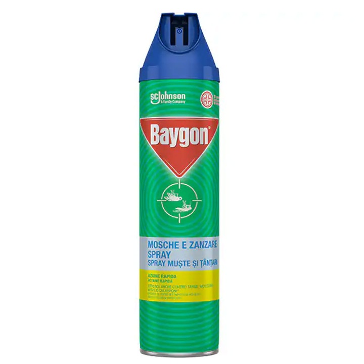 Pachet 3 X Spray insecticid gandaci si furnici Baygon 400ml