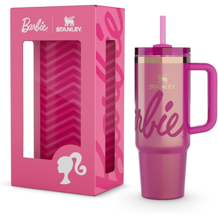 Термочаша Stanley Barbie Icon Quencher, ефективна изолация, вместимост 1180 мл