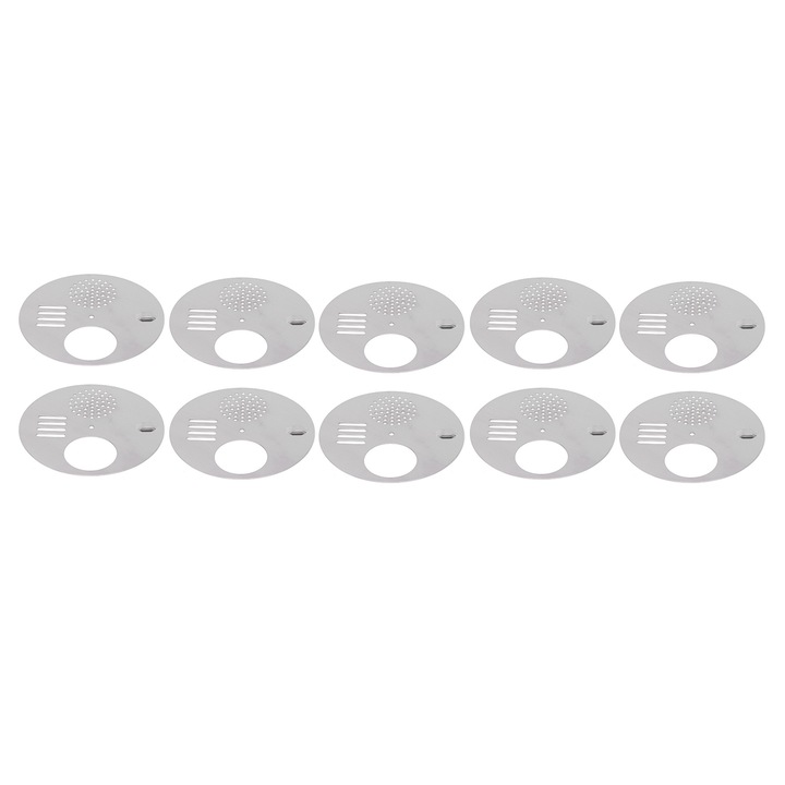 Set 10 buc. Usa rotunda din inox pentru stup, antifurt, diametru 12.5cm