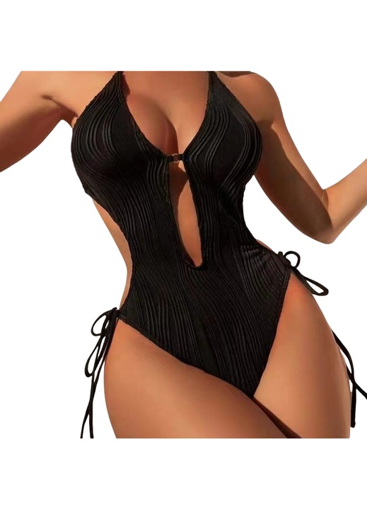 Costum de baie-1, Negru