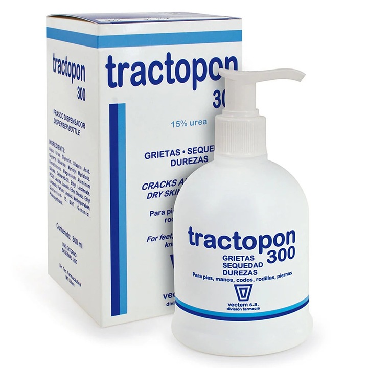 Tractopon krém ureával 15%, 300ml, Vectem