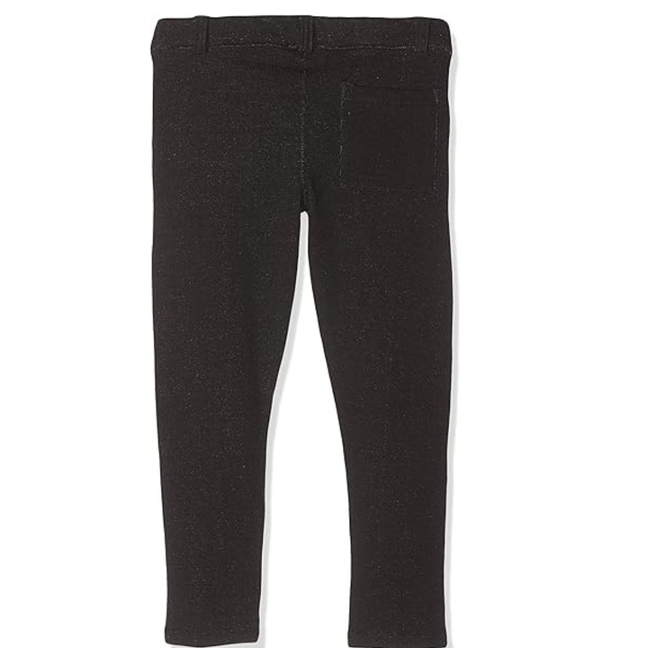 Chicco gyerek jegging nadrág, pamut, fekete, kényelmes, praktikus zárással, 74 CM