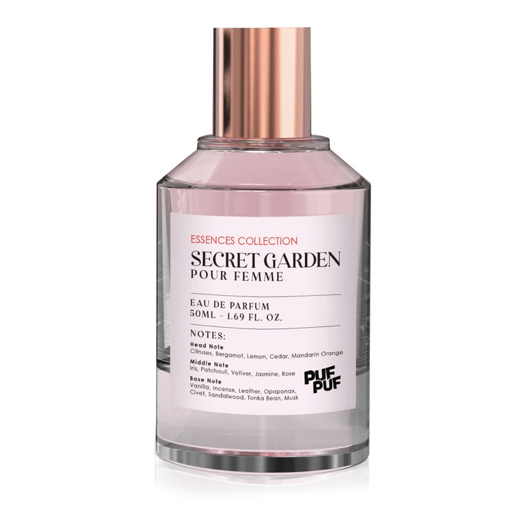 PufPuf Secret Garden Eau de Parfum, 50ml, női