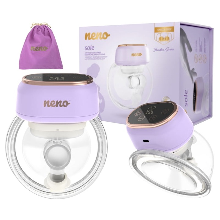 Pompa De San Electrica, Neno, Utilizare Fara Fir, Doua Moduri, Calitate Inalta A Executiei, Atentie La Detalii, Materiale De Inalta Calitate, Roz