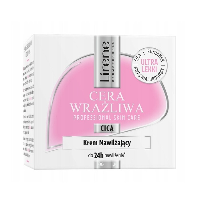 Dr. Irena Eris Hidratáló Krém Érzékeny Bőrre Hialuronsavval, 50 ml