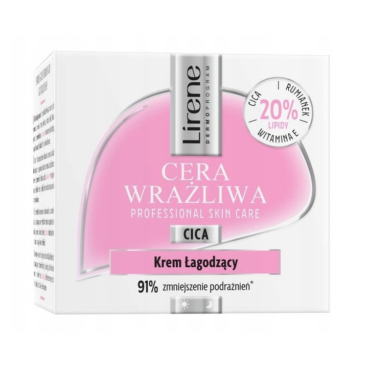 Crema pentru Ten Sensibil, Dr Irena Eris, 50 ml, hidratare profunda, complex calmant