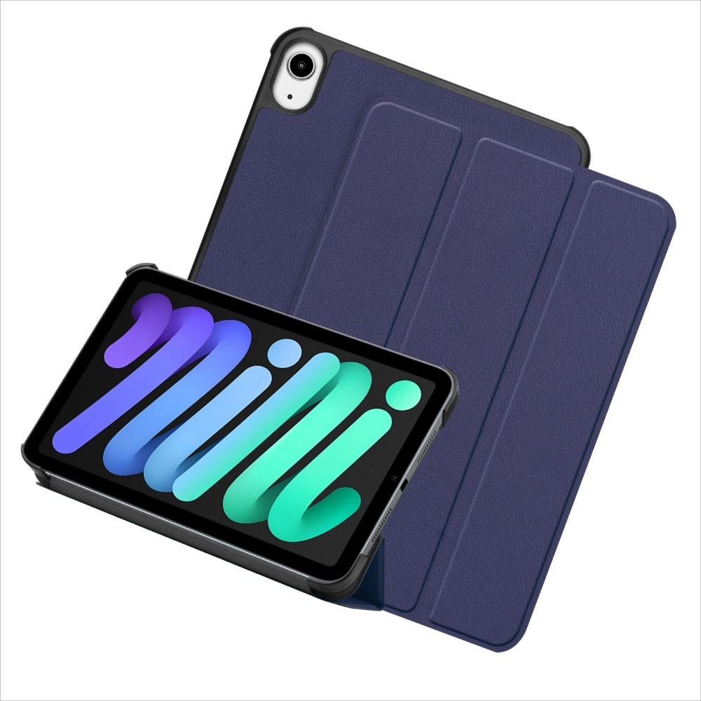 Husa pentru tableta pentru iPad mini 6, 8,3 inci, Accesorio FoldPro, Materiale PU si PC, protectie cuprinzatoare, suport multi unghi, deschidere precisa, functie de trezire in somn, rezistenta la impact, rezistenta la uzura, albastru profund
