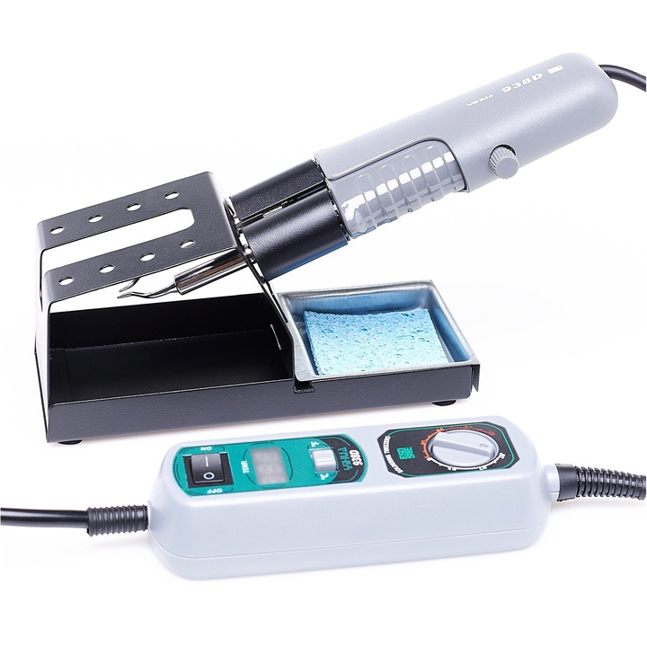 Statie de lipit Yihua 938D, 120W, cu functie de somn, temperatura 200-480°C, alimentare AC 220-240V