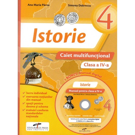 Istorie Caietul Elevului Clasa A Iv A Contine Cd Emag Ro