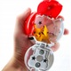4 darabos Pokémon játéklabda készlet, masszív és tartós, műanyag, 7 cm, többszínű, Pikachu/Bulbasaur