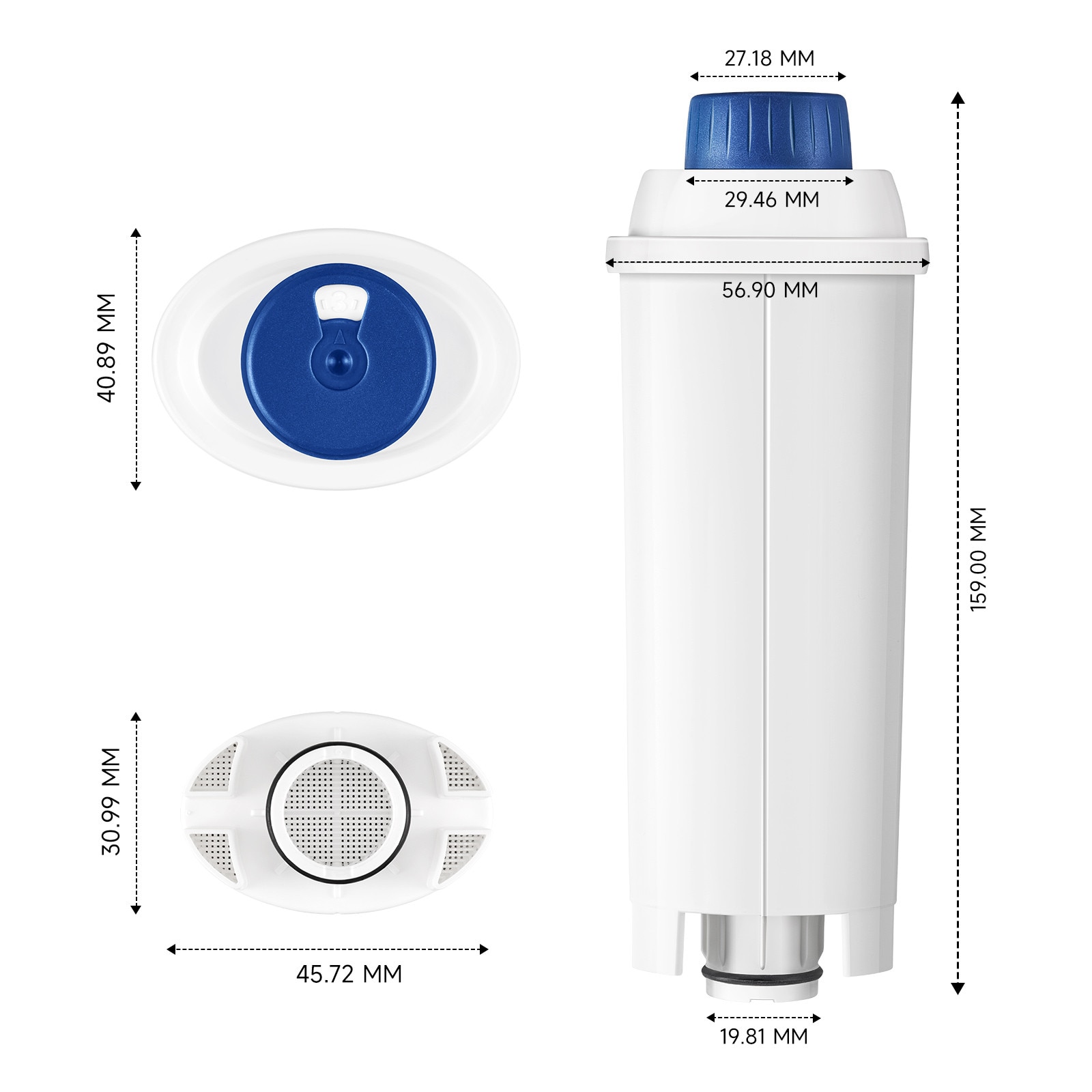 Wasserfilter DLSC002 Für DeLonghi ECAM ESAM ETAM BCO EC680 Magnifica Autentica