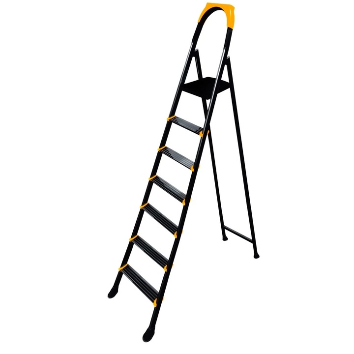 Scara Metalica Pliabila 6+1 Trepte