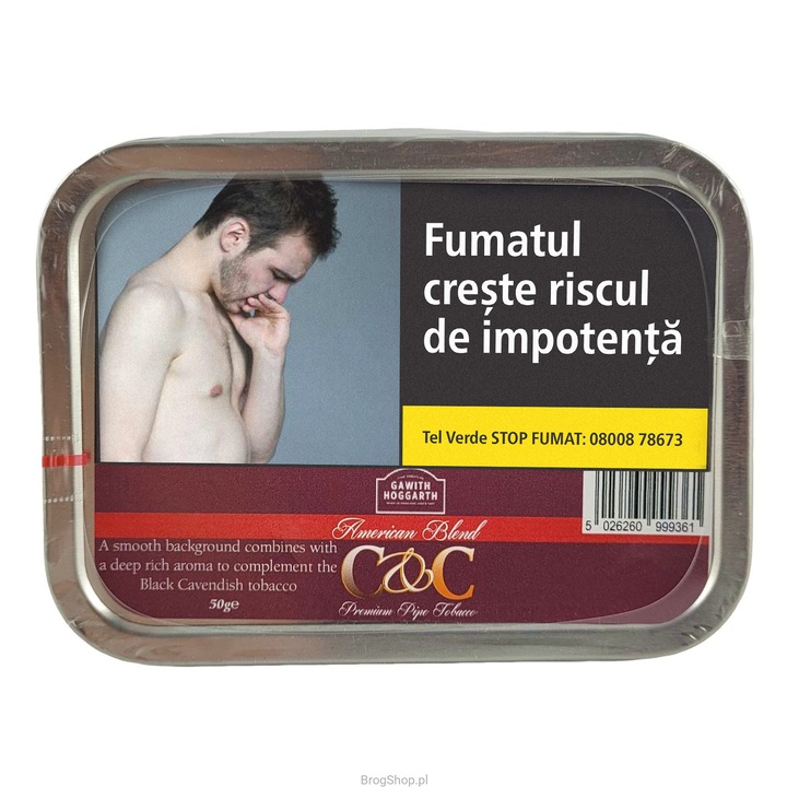 Tutun pentru pipa, Gawith Hoggarth, American C&C, Coffee&Caramel, 50g