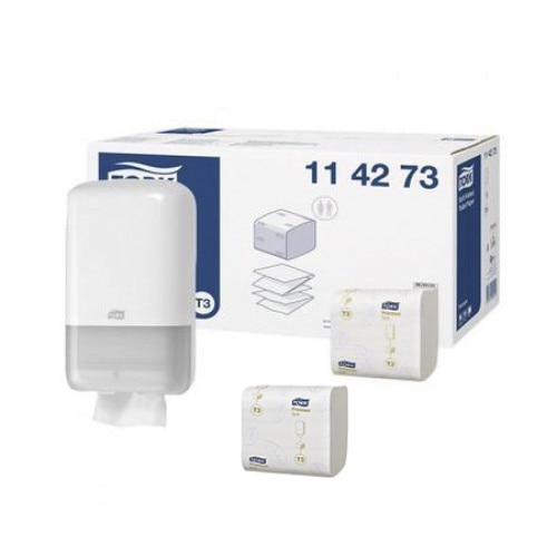 Pachet dispenser hartie igienica bulk Tork si 2 bax-uri consumabil Tork