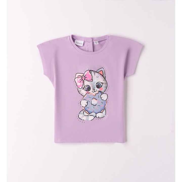 Sarabanda, Macskamintás póló lányoknak, Lila