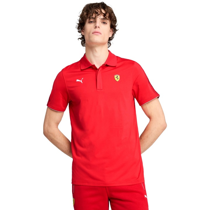 Puma Ferrari Race Cloudspun polo, Piros