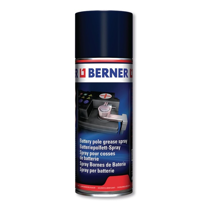 Akkumulátor terminál karbantartó spray, Berner, 400 ml
