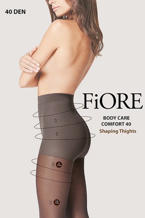 Ciorap FIORE BodyCare Comfort 40 Den, Graphite, 2