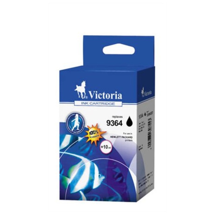 Cartus de cerneala, Victoria, Compatibil cu DeskJet 5940/6940/6980, 21 ml, Negru