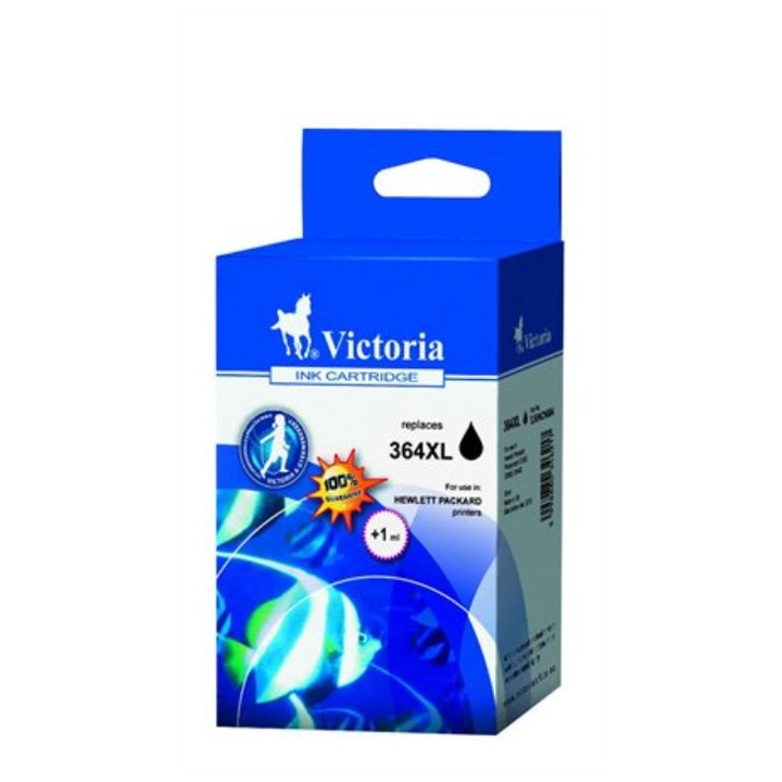 Cartus de cerneala, Victoria, CN684EE, Compatibil cu Photosmart C5380, 364XL, 18 ml, Negru