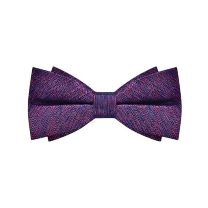 Papion barbatesc elegant pentru costum, mov clasic – accesoriu rafinat, cadou ideal pentru El