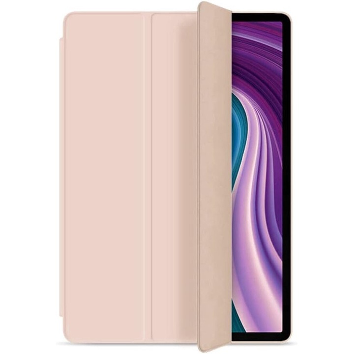 Калъф за таблет за iPAD Air11 2024, iPAD Air 5/4, 10.9, модел 2022/2021/2020, 10.9 инча, Sigloo, интериор синтетична кожа, силиконов гръб, удароустойчив, Розов