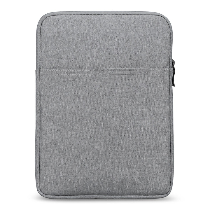 Husa universala tableta 7.5-10inch tip mapa, Impermeabila cu interior din microfibra, Sigloo, Grey
