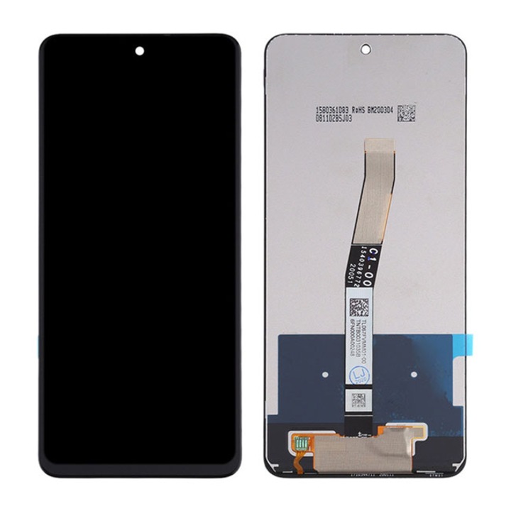 Display LCD compatibil cu Xiaomi Redmi Note 9S / Redmi Note 9 Pro, negru