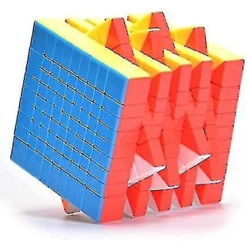 Cub de viteza Moyu 9x9 Stickerless, jocuri de memorie si