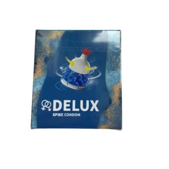 Prezervative Delux Spike, ALBASTRU, 1 BUCATA