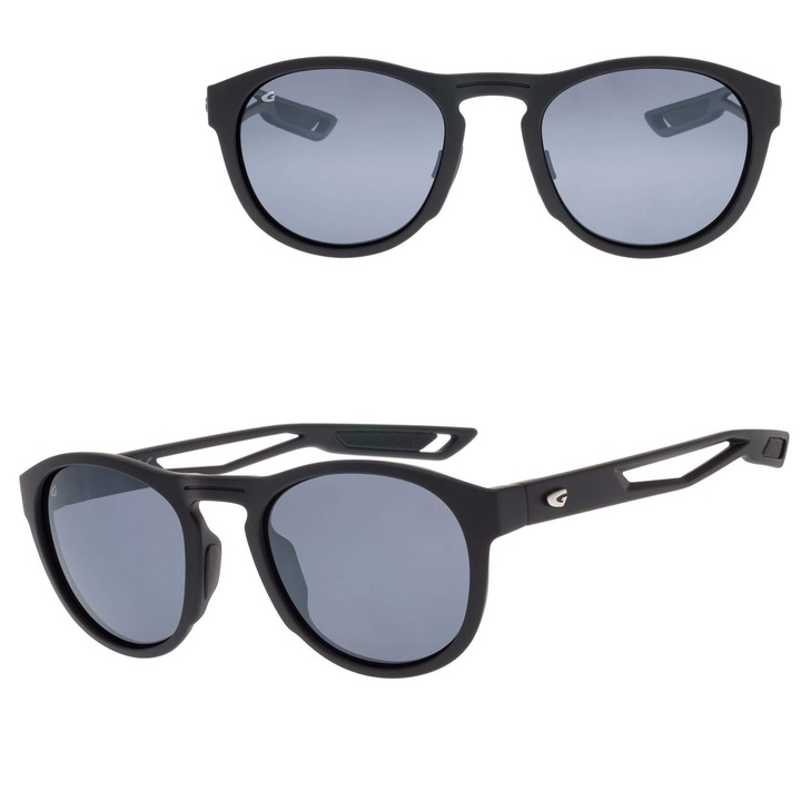 Ochelari de soare polari GOG MURCIELAGO unisex, negru, lentile cu protectie UV400, set cu etui si servetel