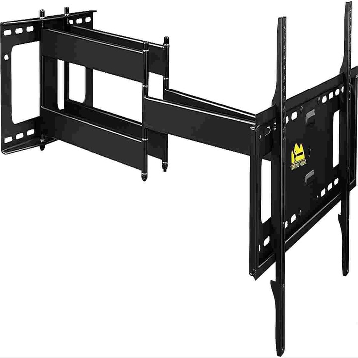 Стойка за телевизор, модел FORGING MOUNT HY9398-B, 43", VESA 600x400, капацитет 75 кг, дължина 109 см